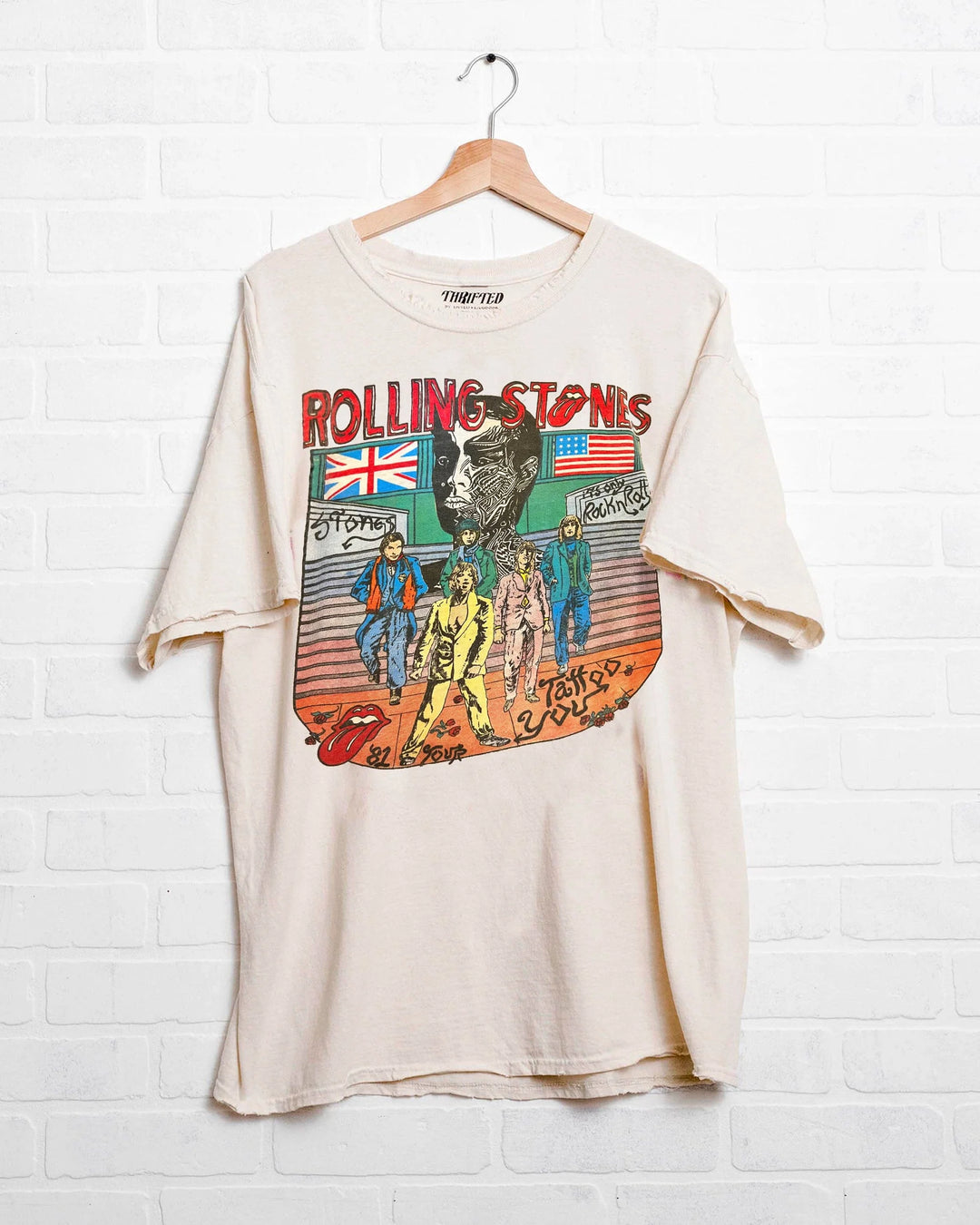 ROLLING STONES: TATTOO YOU DISTRESSED TEE