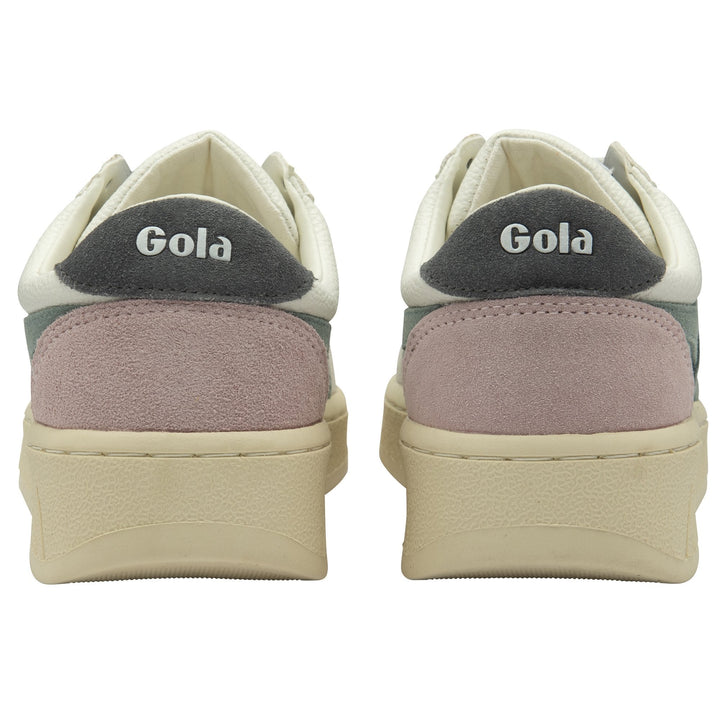 Gola Classics Women's Grandslam Trident Sneakers White/Slate/Shadow