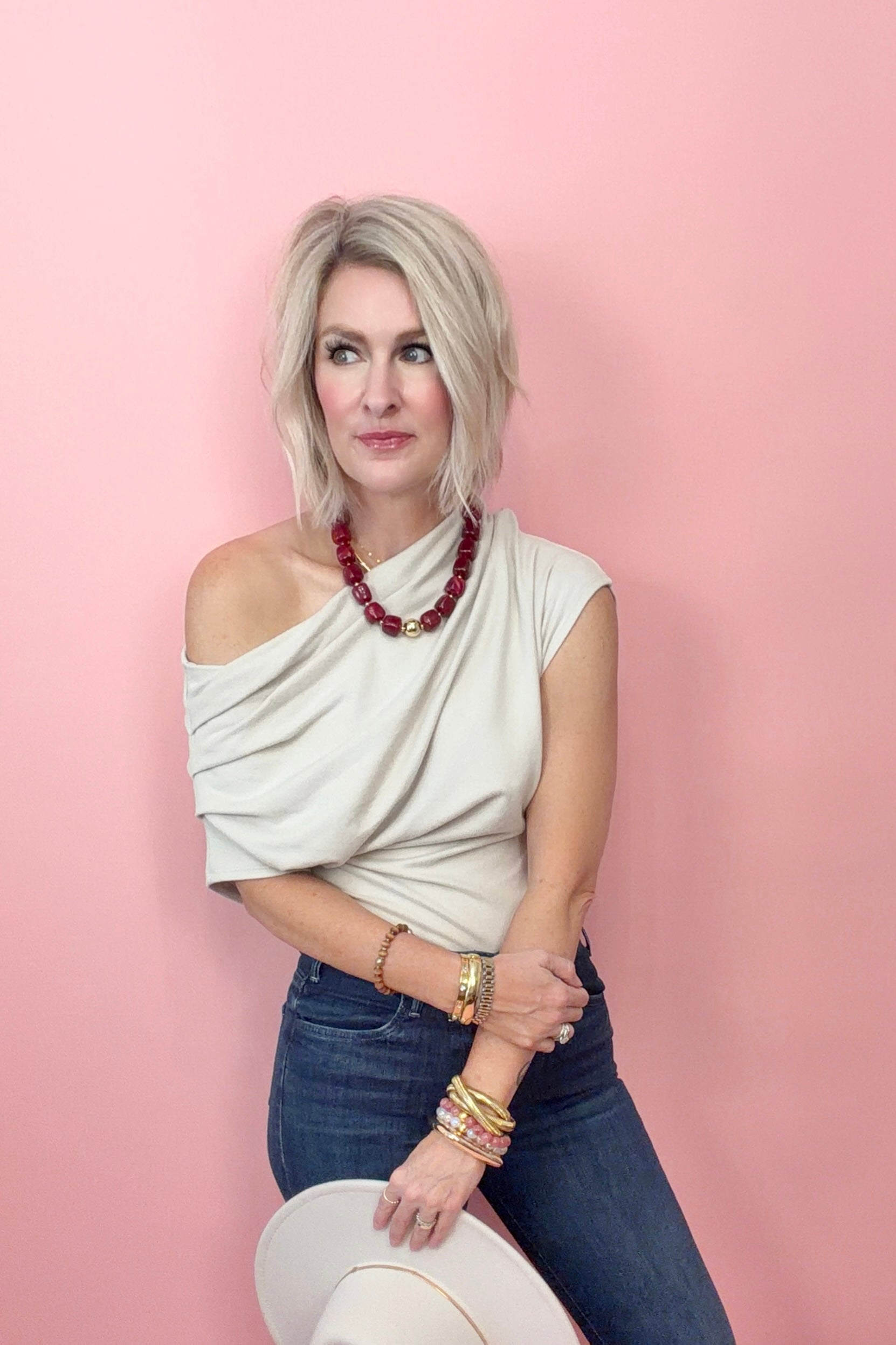 Delicately Cashmere Knit Top