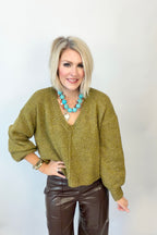 Crisp Morning Crop Sweater