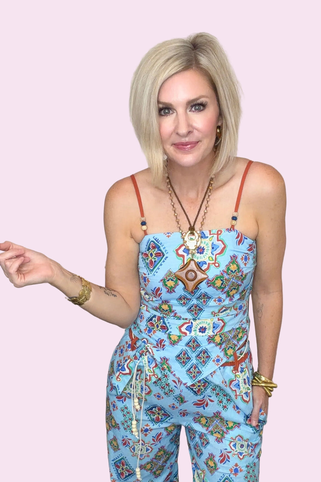 Beaded Terrace Top