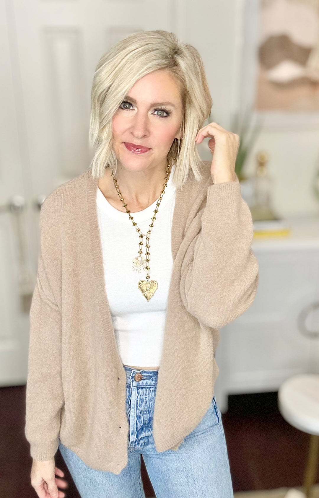 SIMPLY YES ITALIAN CARDIGAN : 2 COLORS
