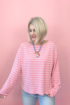 Cotton Candy Stripes Top
