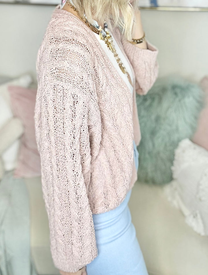 Barely Blushing Shrug