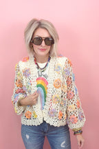 Wildflower Crochet Cardigan