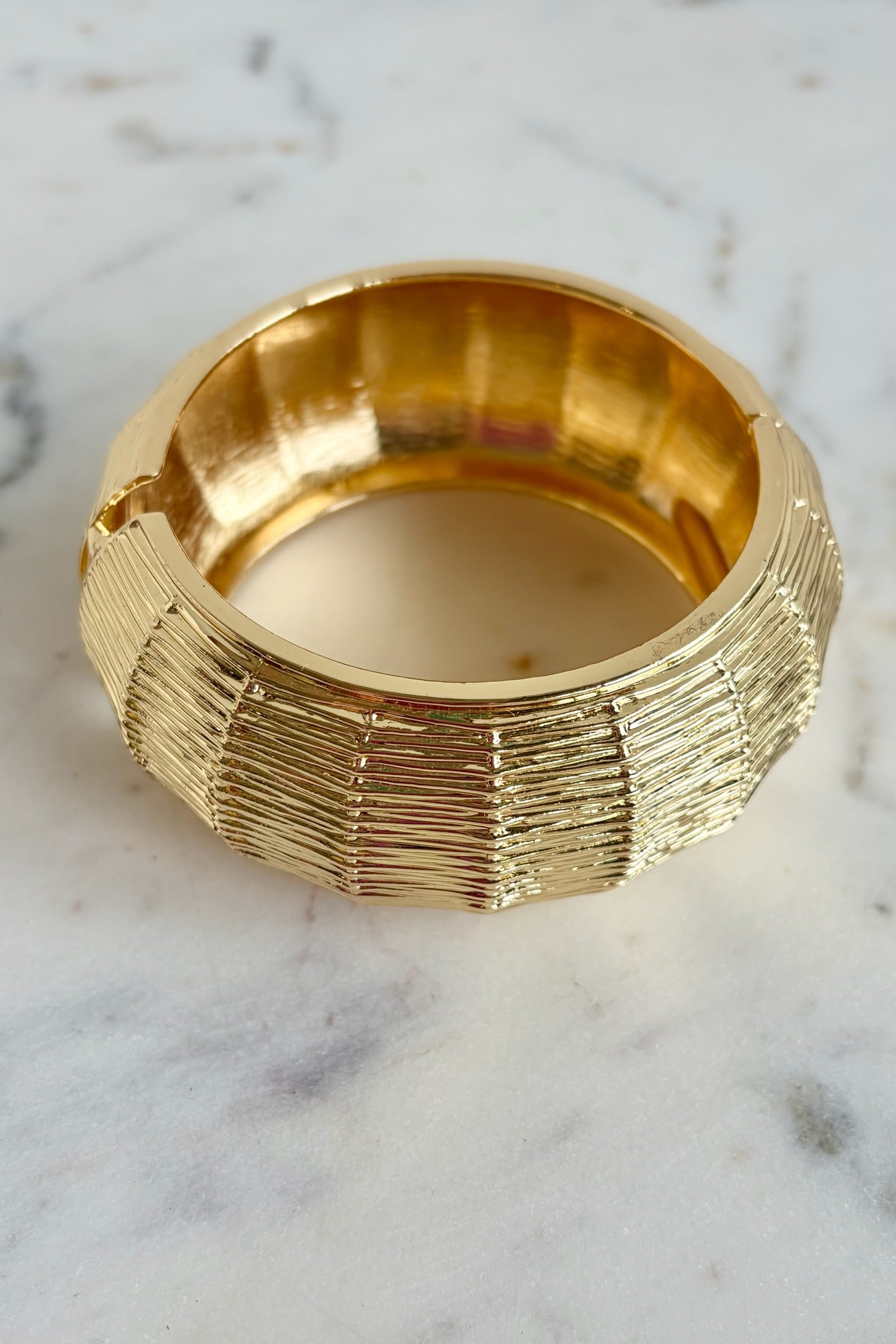 Golden Cascade Cuff