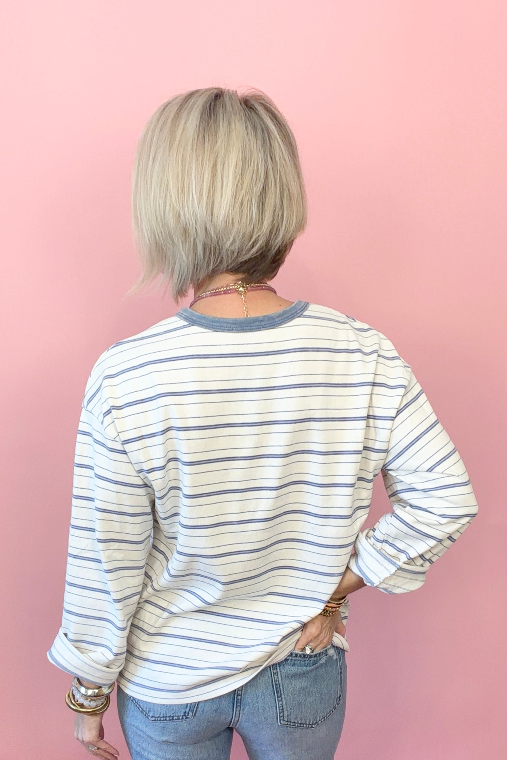 Off Duty Striped Top