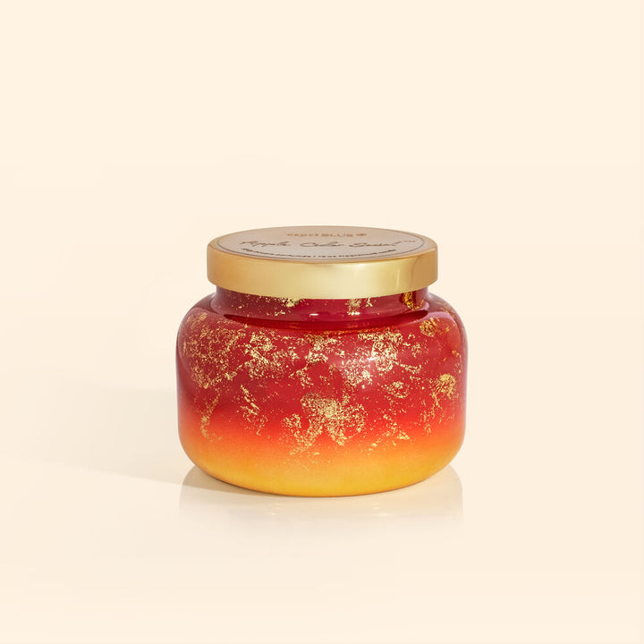 Capri Blue- Apple Cider Social Glimmer Signature Jar, 19 oz