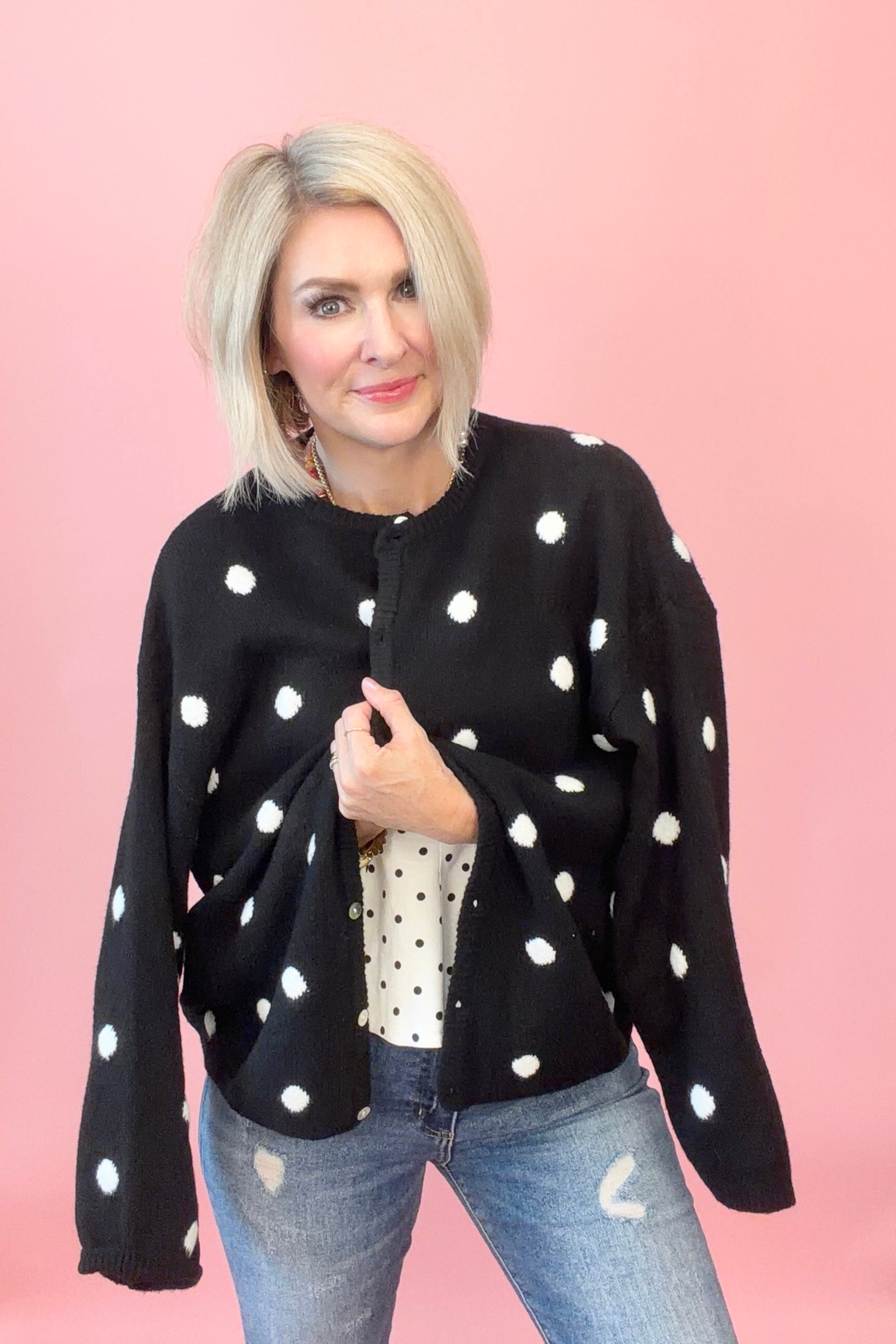 Polka my Heart Sweater