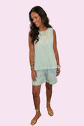 Mint Breeze Top & Short Set