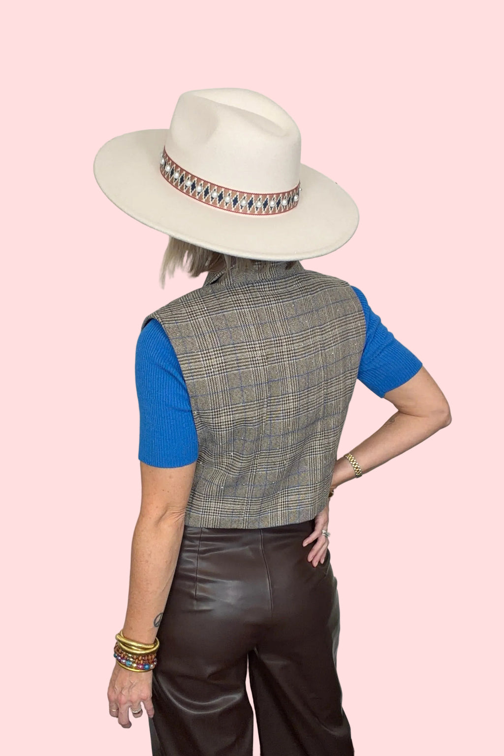 Starlit Suiting Plaid Vest