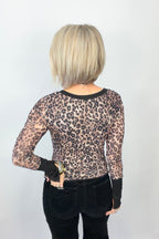 Sheer Perfection Leopard Top