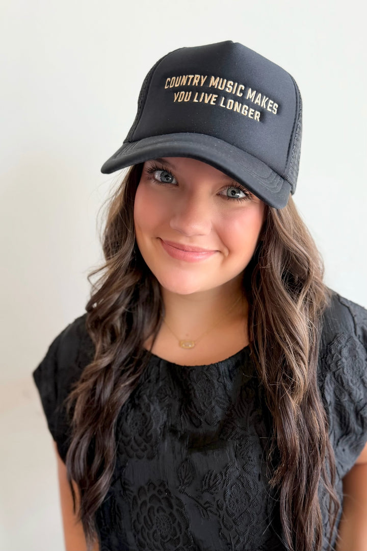 Country Music Makes You Live Longer Hat