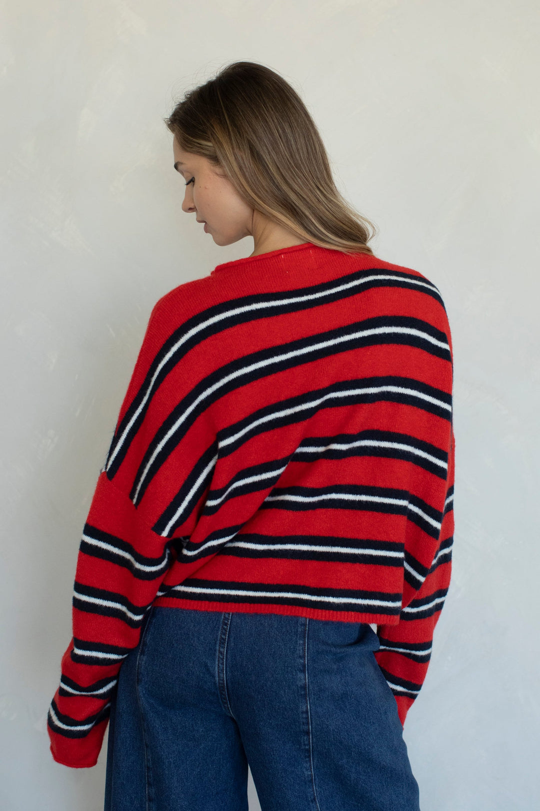 Varsity Striped Piper Cardigan