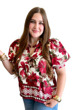 Autumn Bloom Top