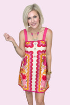 Havana Retro Floral Dress
