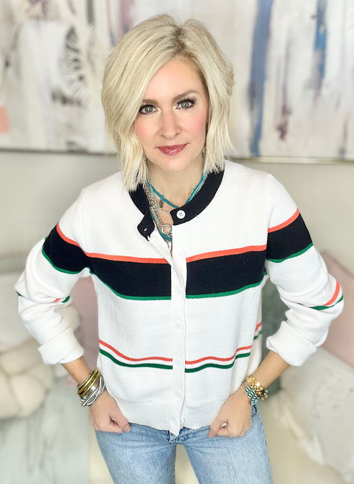 Playing It Safe Cardigan Top