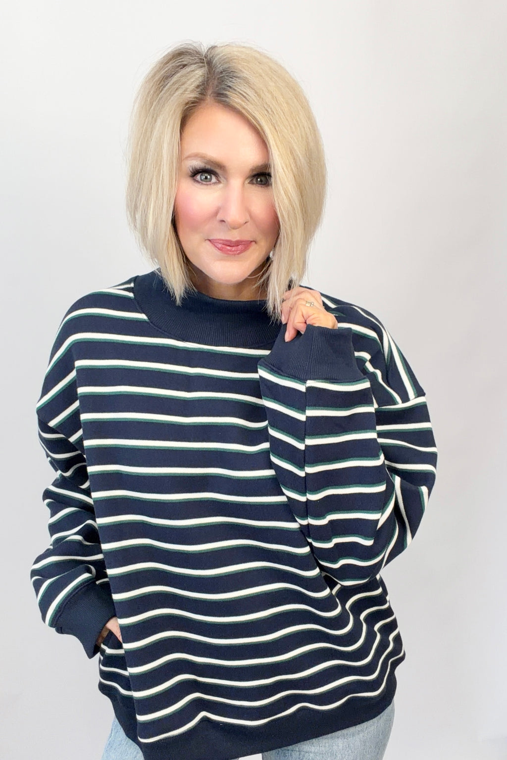 Chalet Stripe Sweatshirt