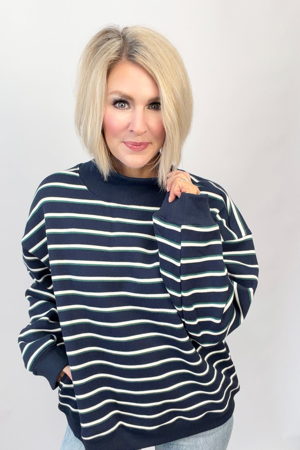 Chalet Stripe Sweatshirt