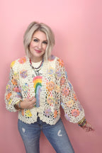Wildflower Crochet Cardigan