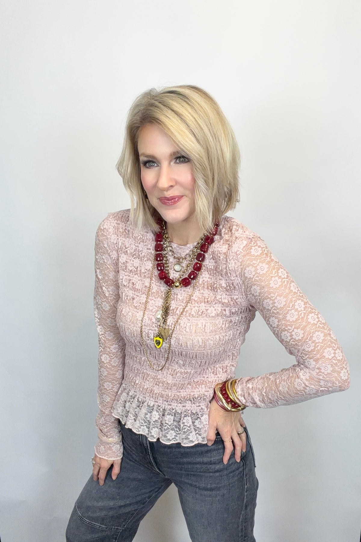 The Everly Lace Top