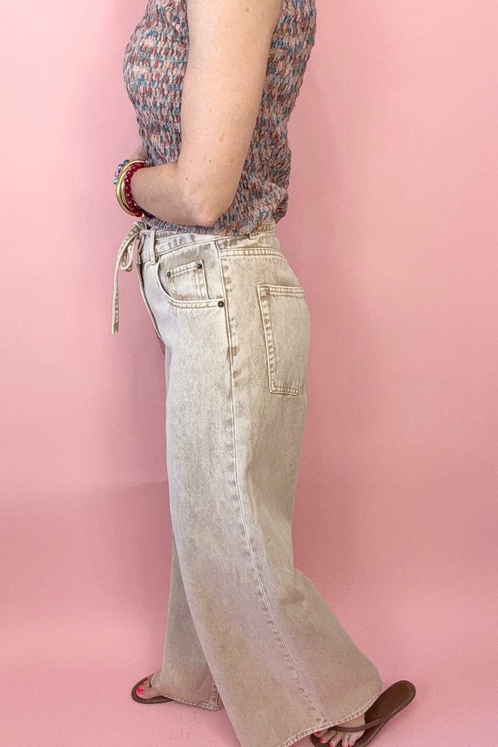 Drifter Mid Rise Wide Leg Jean