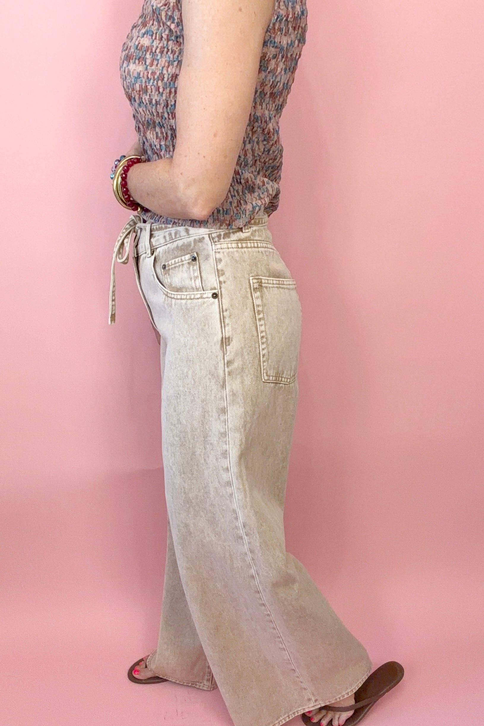 Drifter Mid Rise Wide Leg Jean