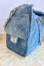 The Runway Denim Handbag