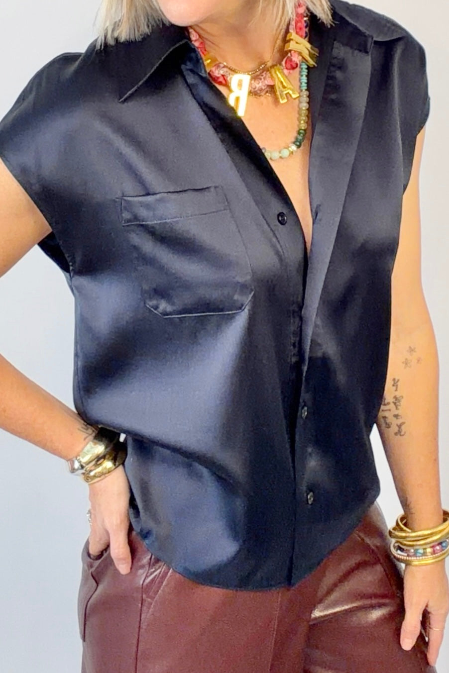 Uptown Silk Blouse