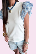 Flutter & Floral Top