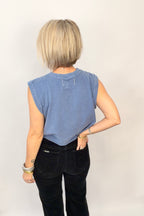 Out of the Blue Basic Crop Top