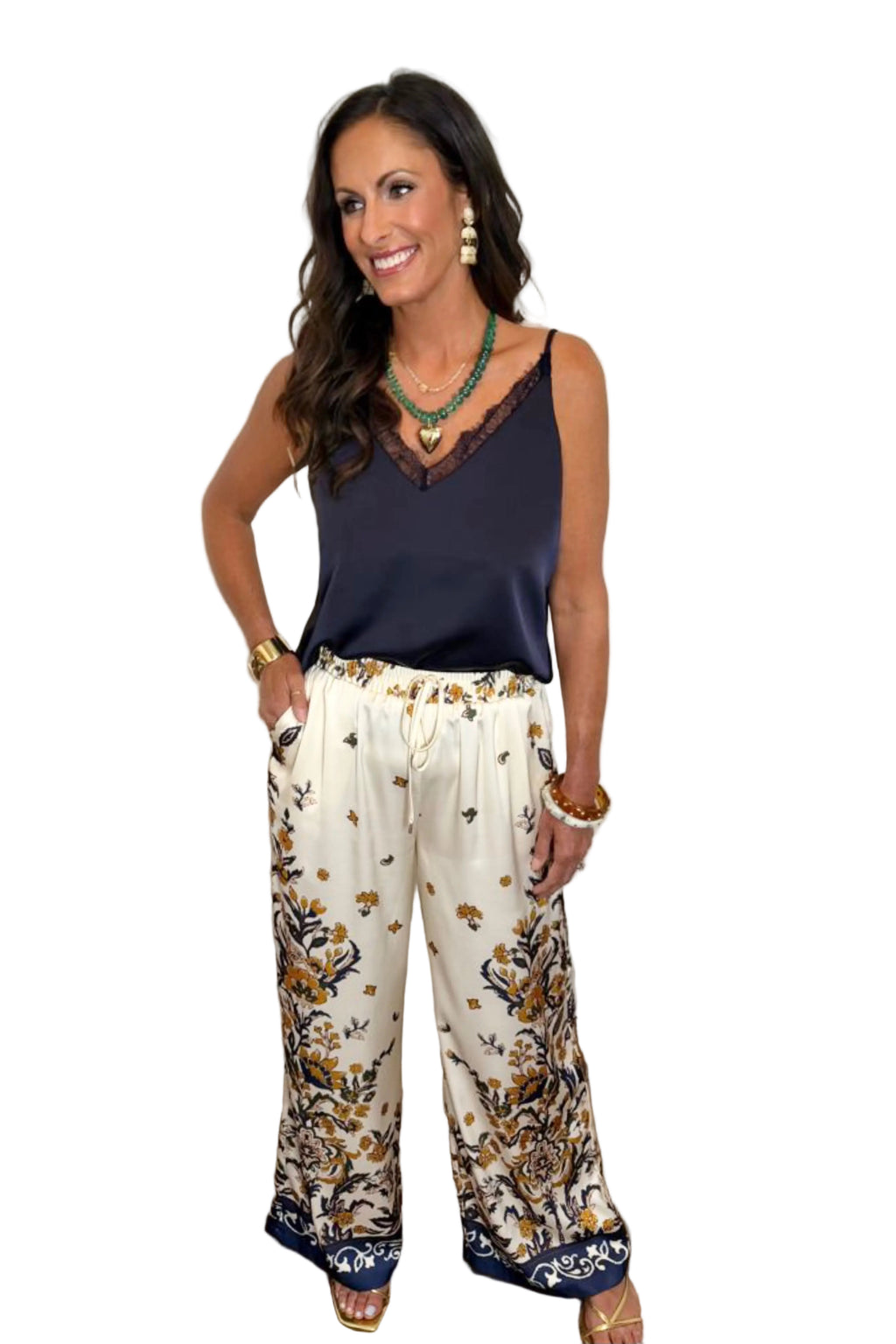 Amalfi Escape Drawstring Pant