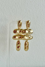 The Hammered Drop Earrings