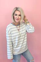 Off Duty Striped Top
