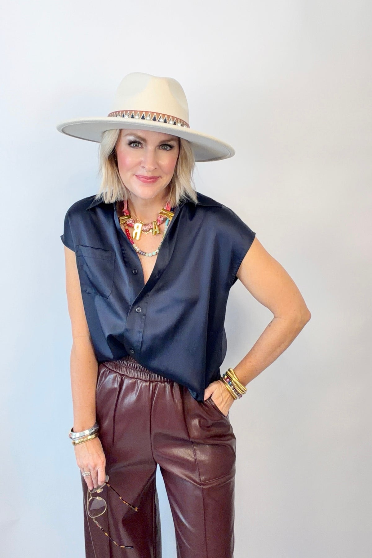 Uptown Silk Blouse