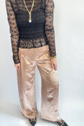 Pop the Bubbly Satin Pants