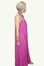 Pink Shimmer Paradise Maxi Dress