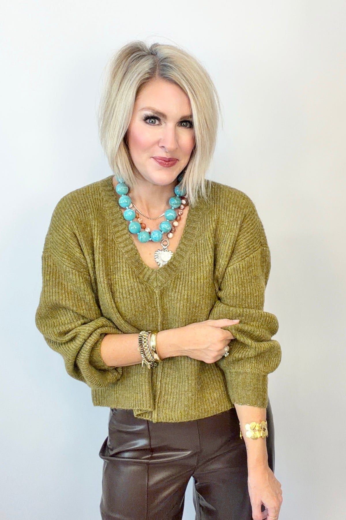Crisp Morning Crop Sweater