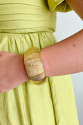 Golden Cascade Cuff