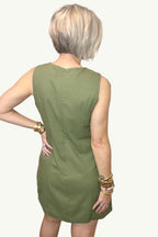 Verona Olive Dress