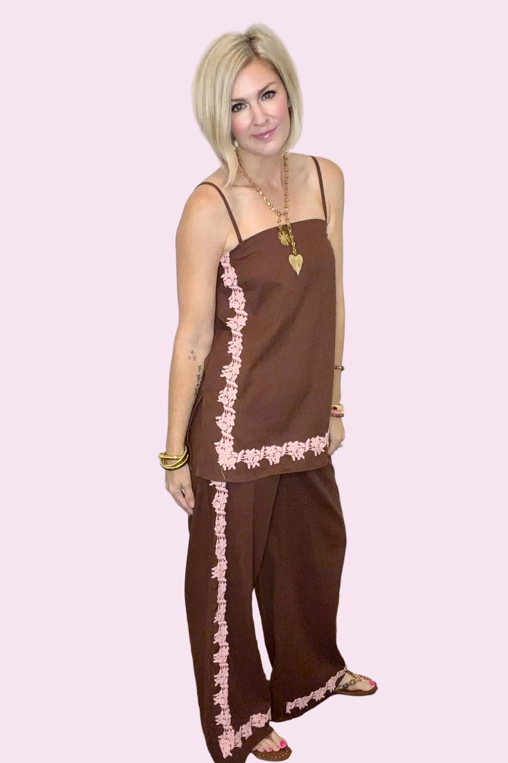 Sienna Blossom Tank & Pant Set