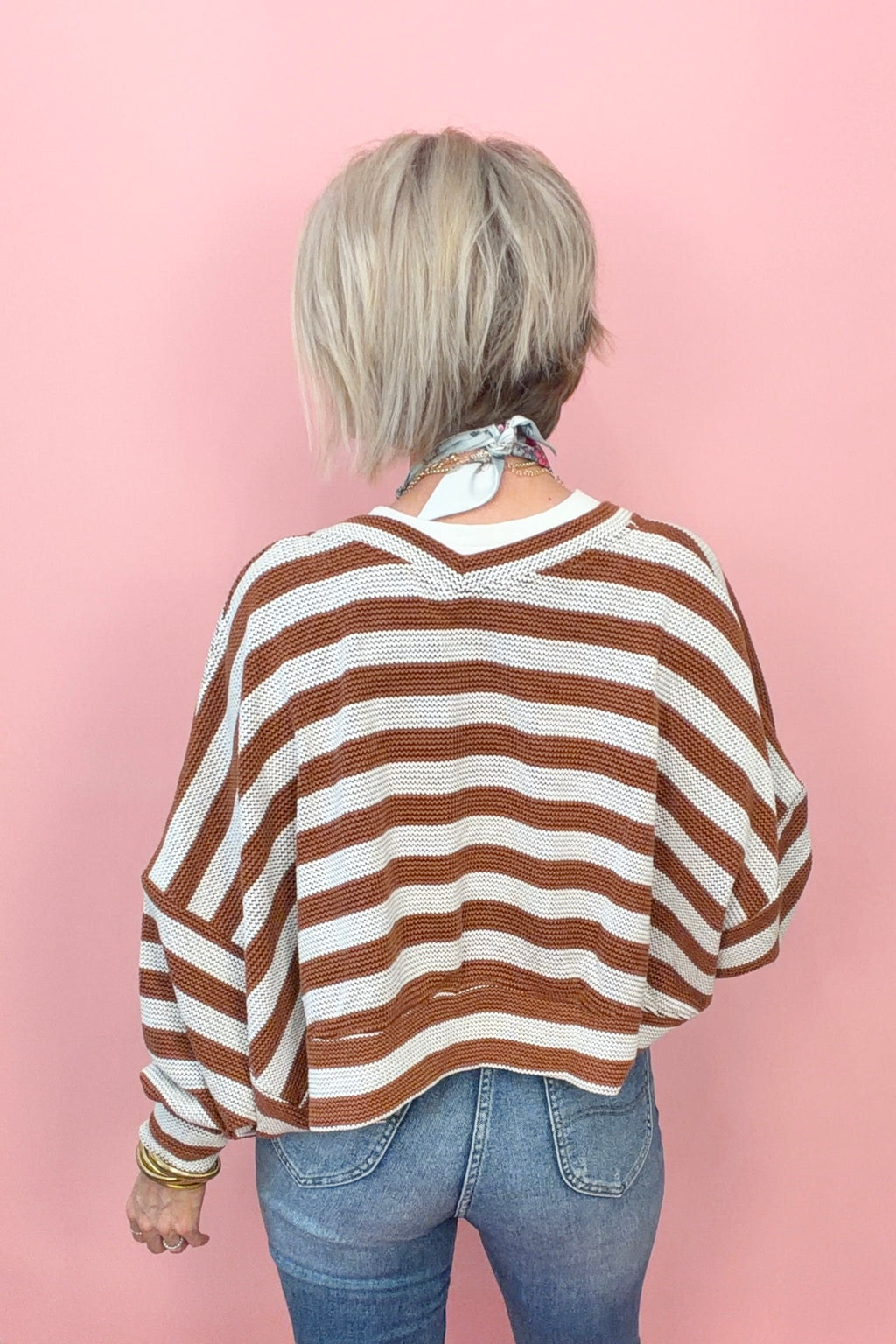 Spice & Stripe Shrug