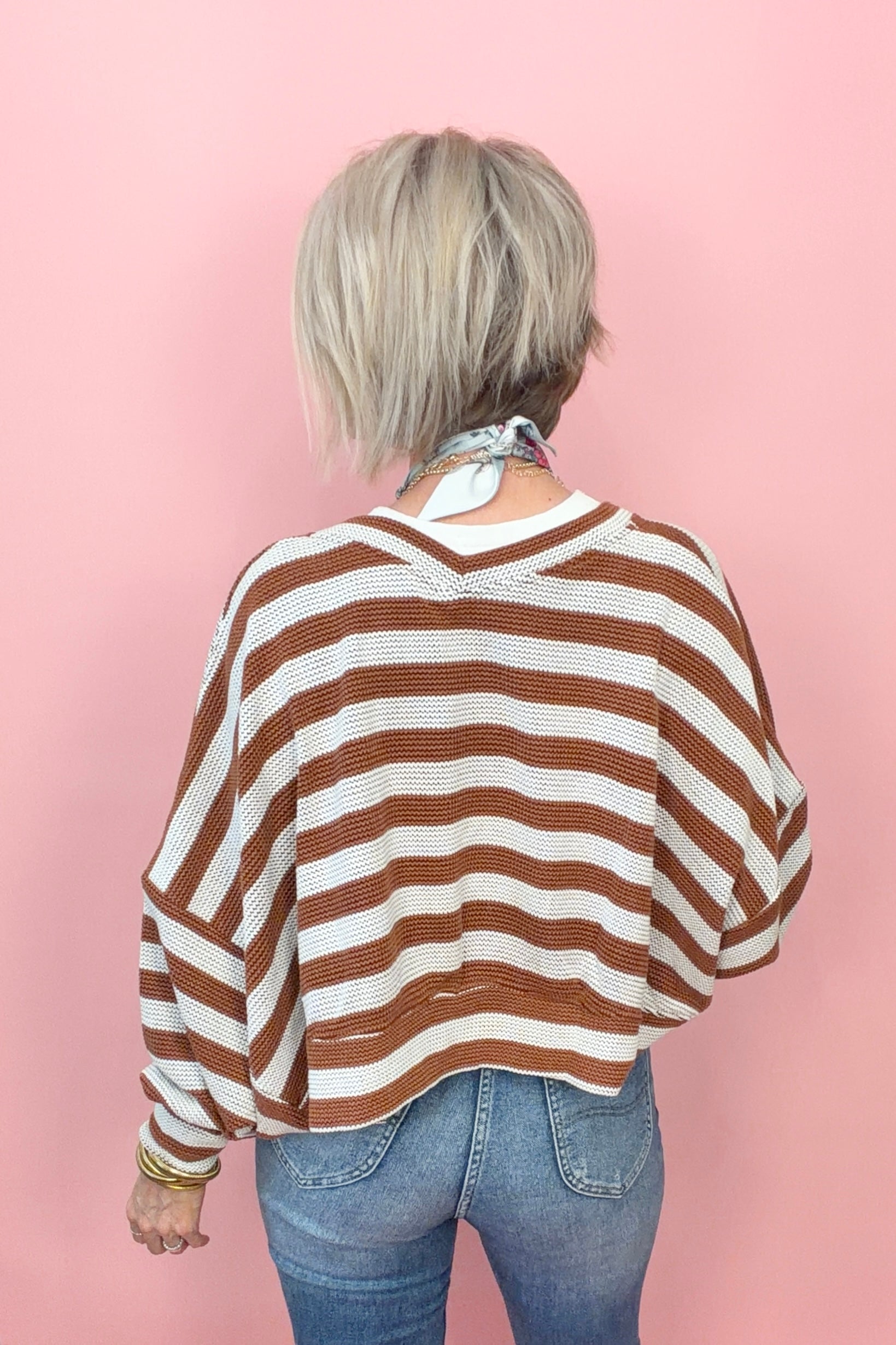 Spice & Stripe Shrug