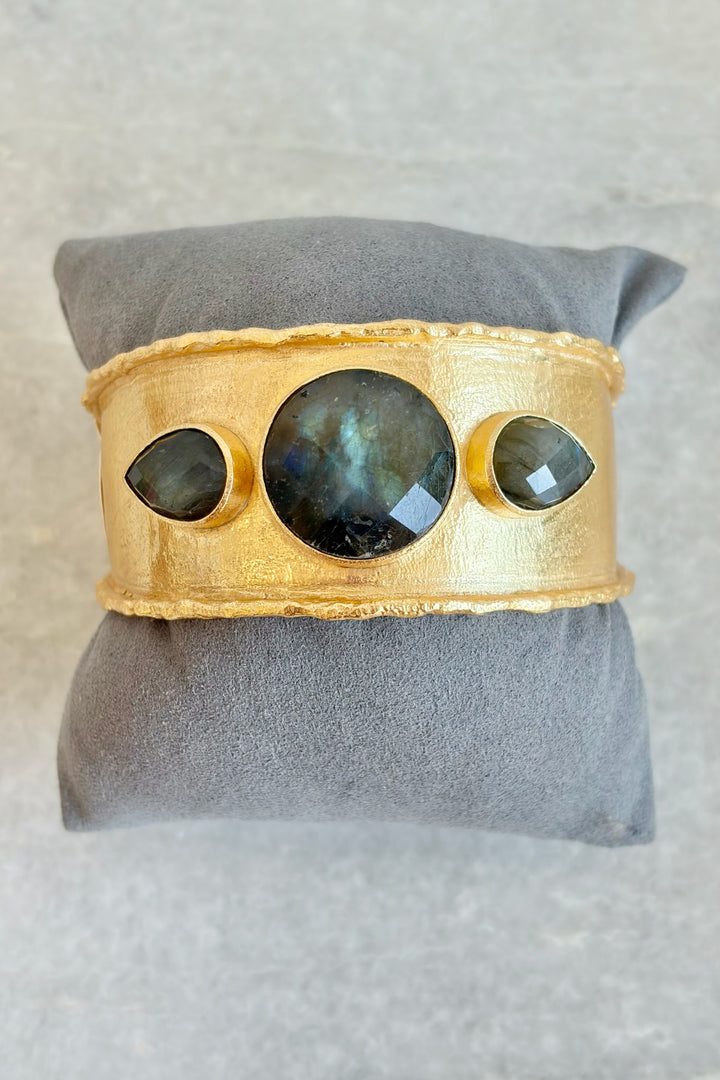 Labradorite Elegance Cuff