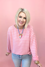 Cotton Candy Stripes Top