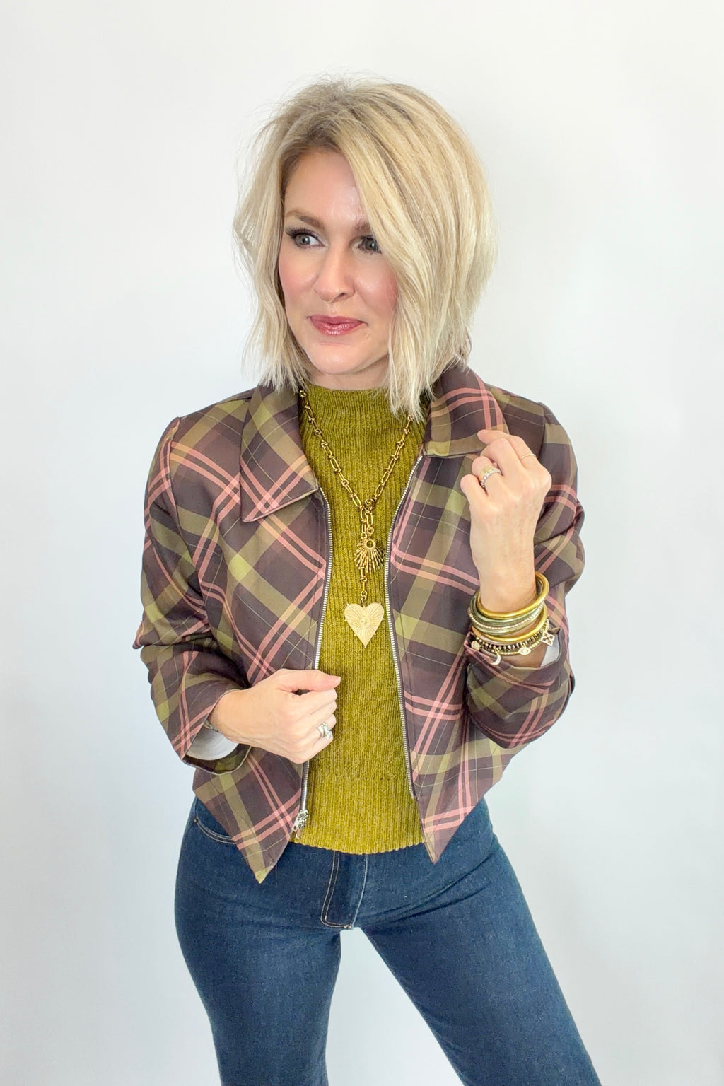 Plaid About You Jacket