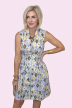 Wildflower Trellis Zip Dress
