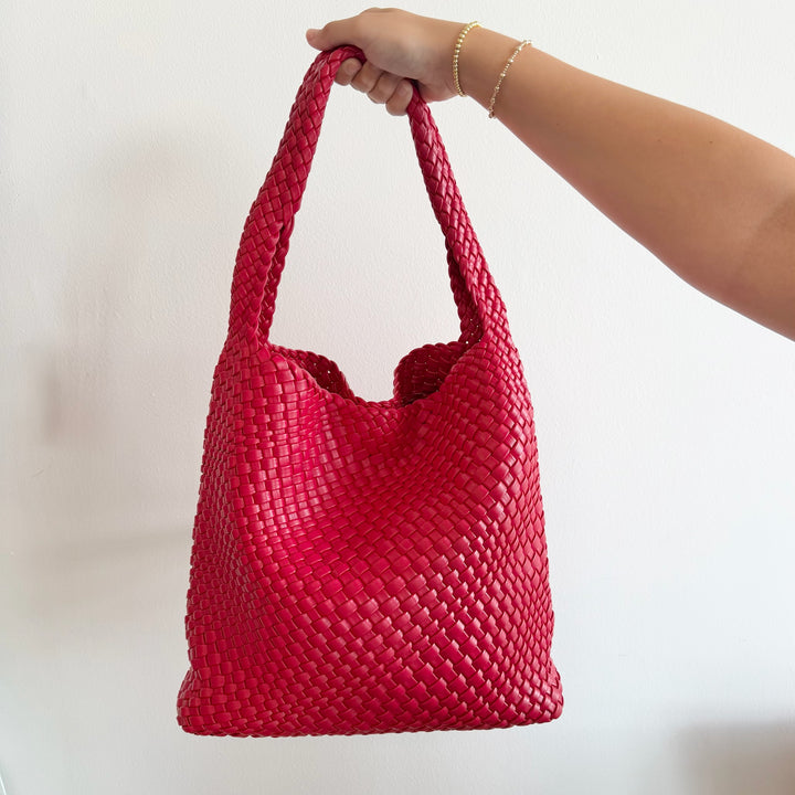 Modern Muse Woven Purse- (Two Color Options)