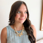 Ooh La La Gold Charm Necklace