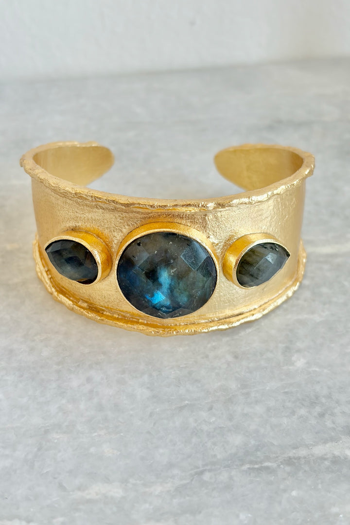 Labradorite Elegance Cuff